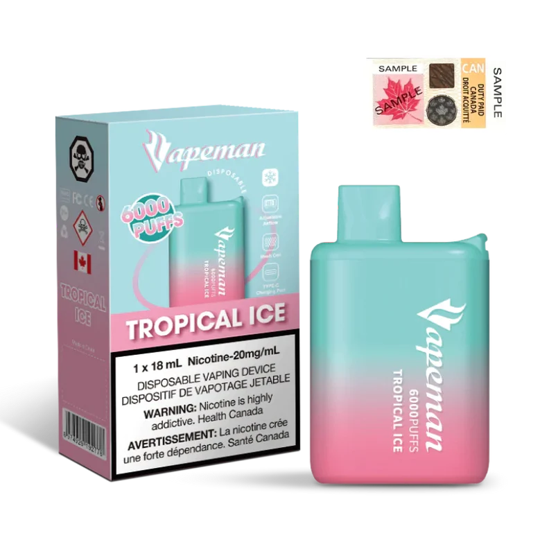VAPEMAN 6000 - TROPICAL ICE