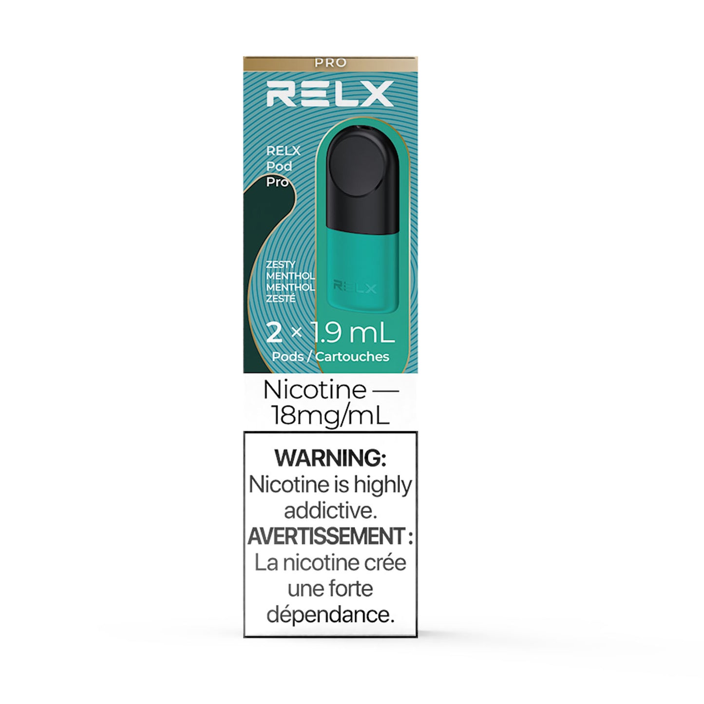 RELX PODS - ZESTY MENTHOL