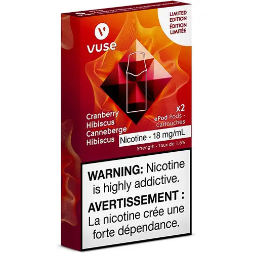 VUSE PODS - CRANBERRY HIBISCUS Vape City VUSE PODS - CRANBERRY HIBISCUS Vape City