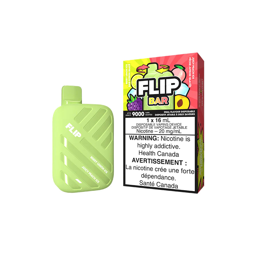 FLIP BAR 9000 - BERRY LEMON ICE AND JUICY PEACH ICE