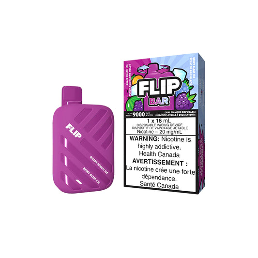 FLIP BAR 9000 - GRAPE PUNCH ICE AND BERRY BLAST ICE