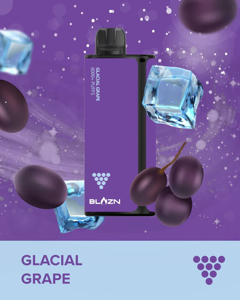 BLAZN 6000 - GLACIAL GRAPE