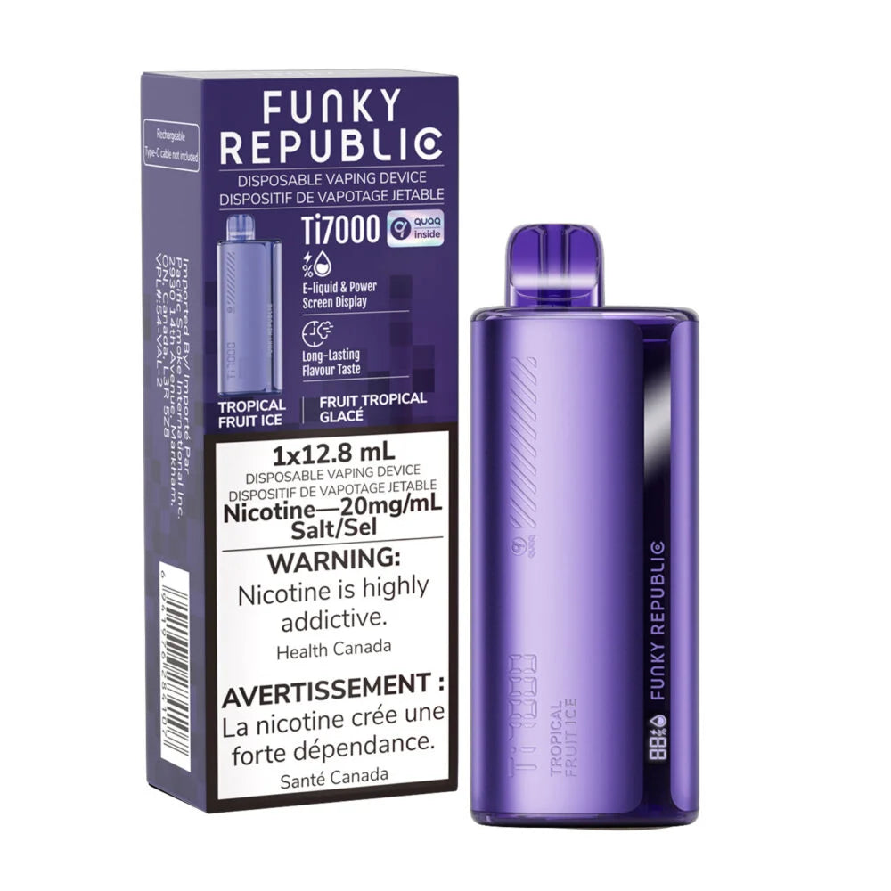 FUNKY REPUBLIC 7000 - TROPICAL FRUIT ICE