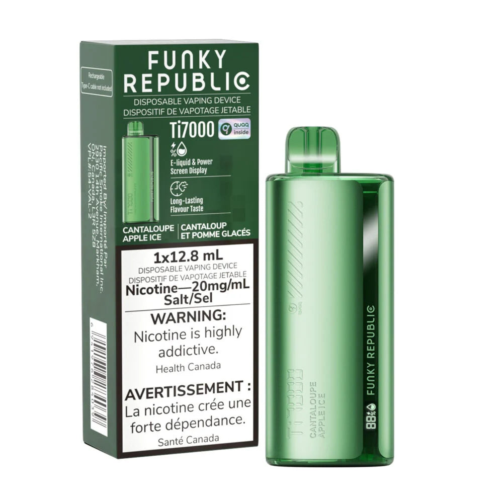 FUNKY REPUBLIC 7000 - CANTALOUPE APPLE ICE