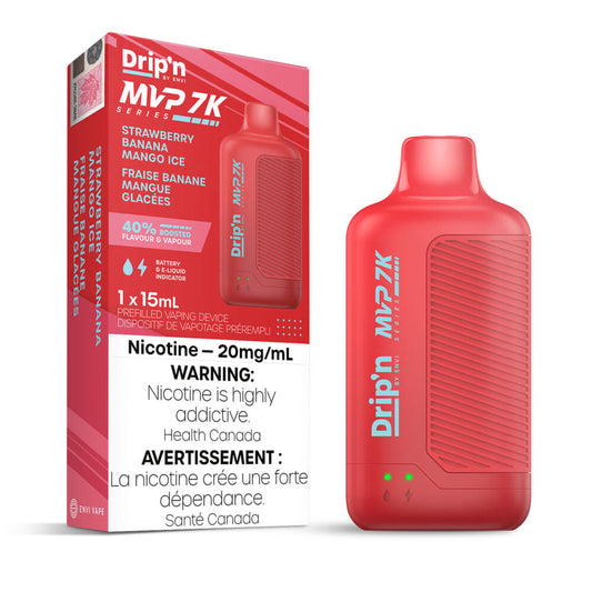 DRIP'N 7000 - STRAWBERRY BANANA MANGO ICE