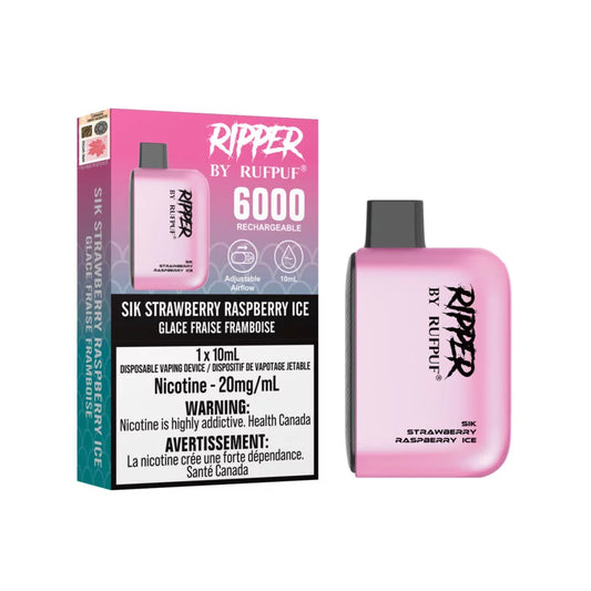 RIPPER 6000 - SIK STRAWBERRY RASPBERRY ICE