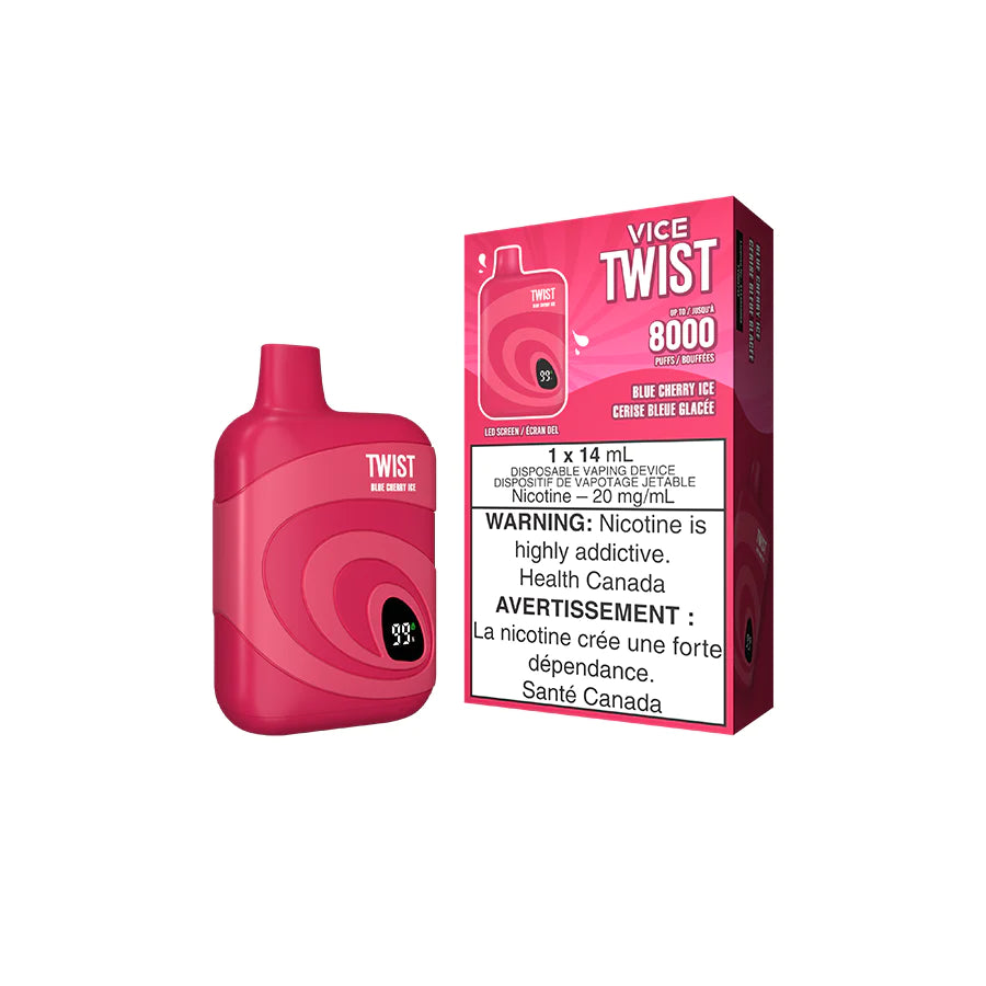 VICE TWIST 8000 - BLUE CHERRY ICE