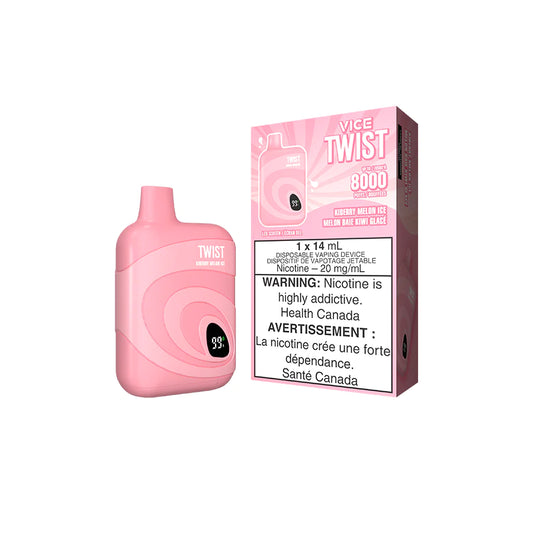 VICE TWIST 8000 - KIBERRY MELON ICE