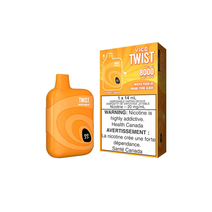 VICE TWIST 8000 - TWISTED PEACH ICE