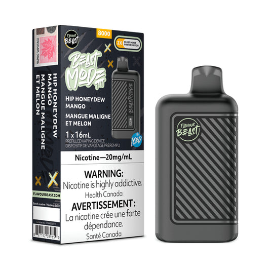 FLAVOUR BEAST BEAST MODE 8000 - HIP HONEYDEW MANGO ICED