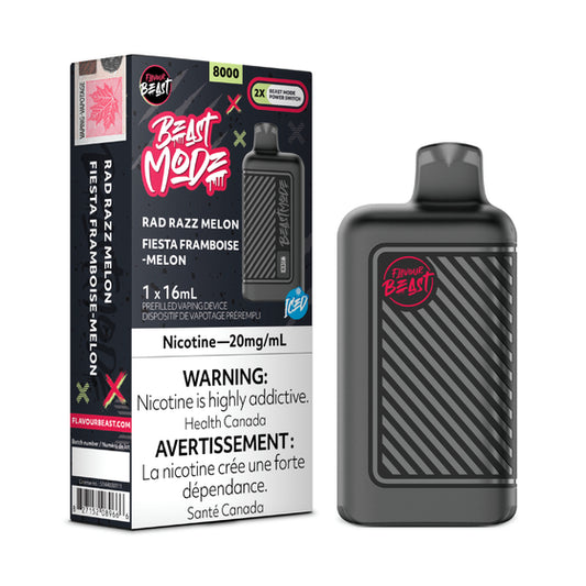 FLAVOUR BEAST BEAST MODE 8000 - RAD RAZZ MELON ICED