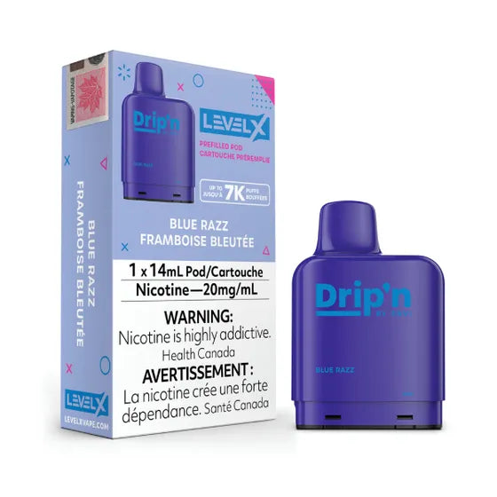 DRIP'N LEVEL X PODS - BLUE RAZZ