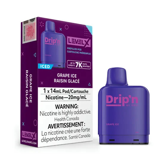 DRIP'N LEVEL X PODS - GRAPE ICE