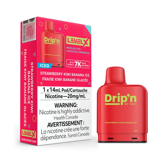 DRIP'N LEVEL X PODS - STRAWBERRY KIWI BANANA ICE