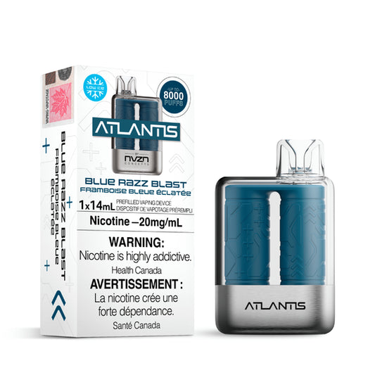 ATLANTIS BY NVZN 8000 - BLUE RAZZ BLAST