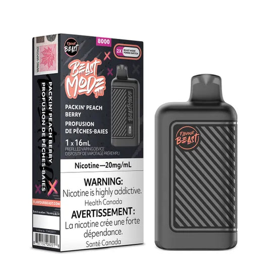 FLAVOUR BEAST BEAST MODE 8000 - PACKIN' PEACH BERRY