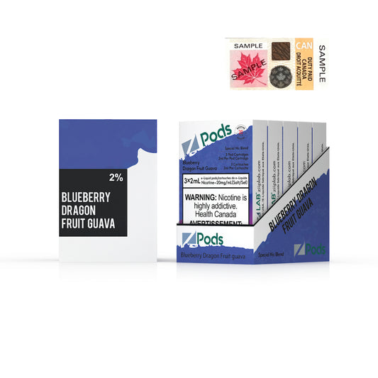 ZPODS - BLUEBERRY DRAGON FRUIT GUAVA