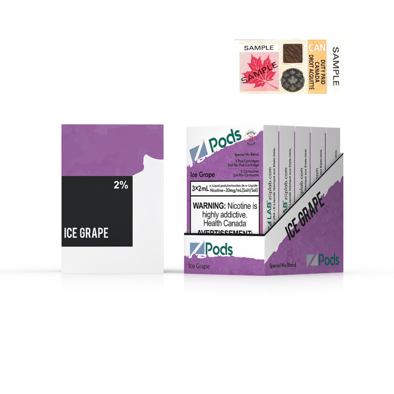 ZPODS - GRAPE ICE