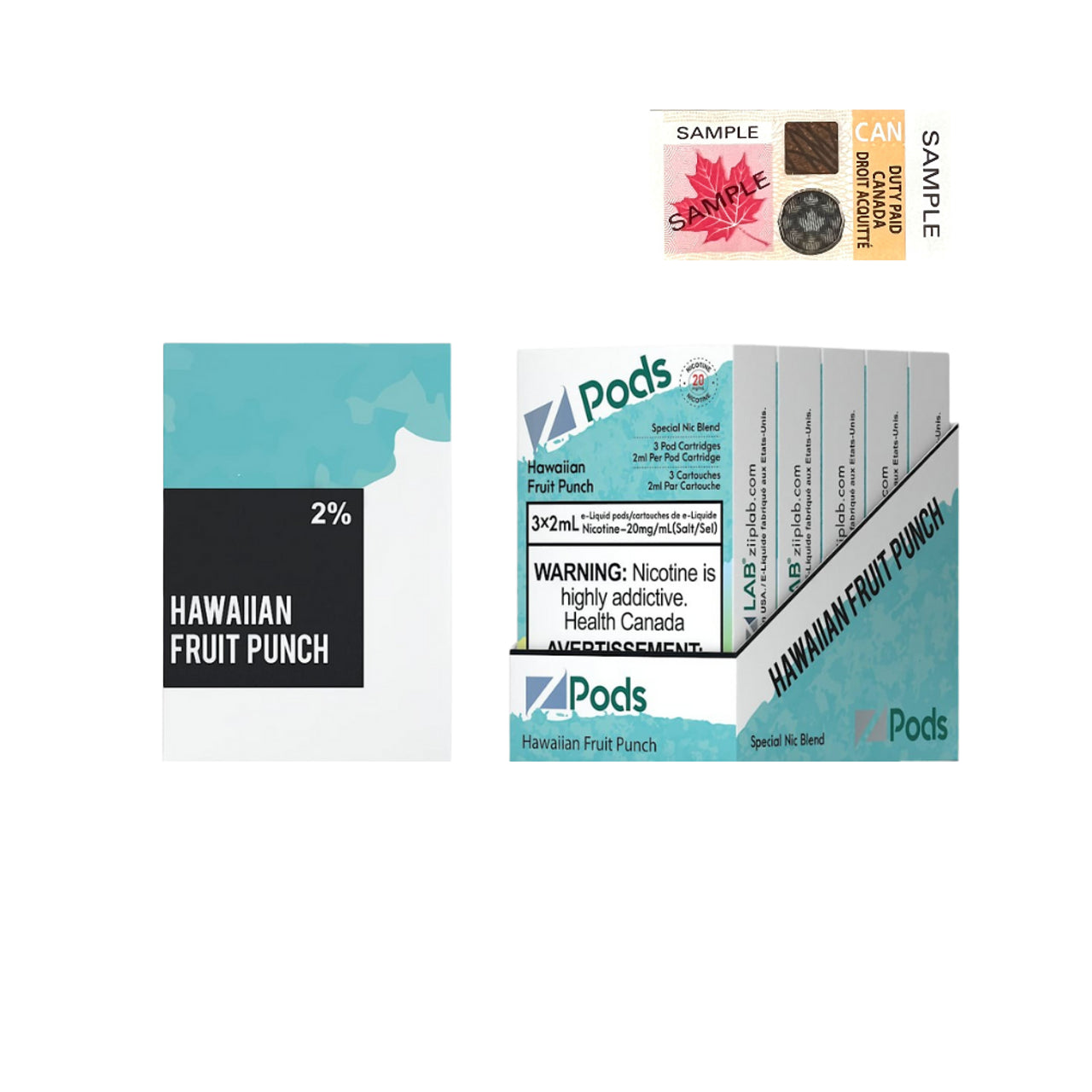 ZPODS - HAWAIIAN FRUIT PUNCH