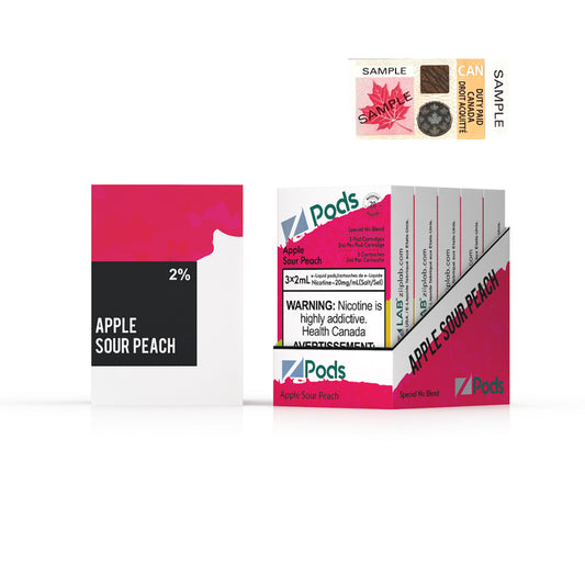 ZPODS - APPLE SOUR PEACH