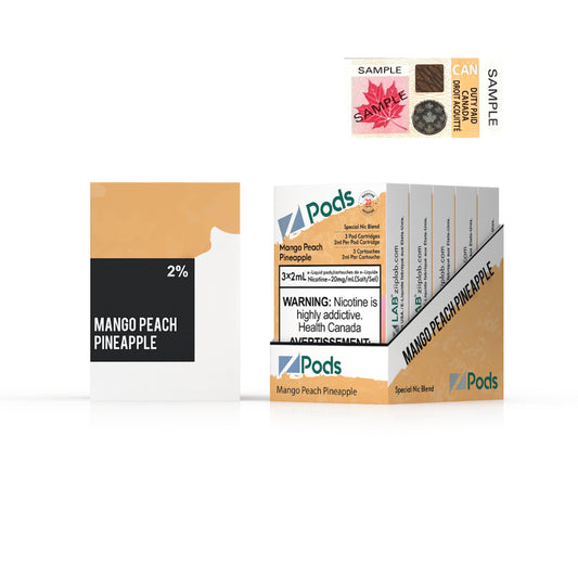 ZPODS - MANGO PEACH PINEAPPLE