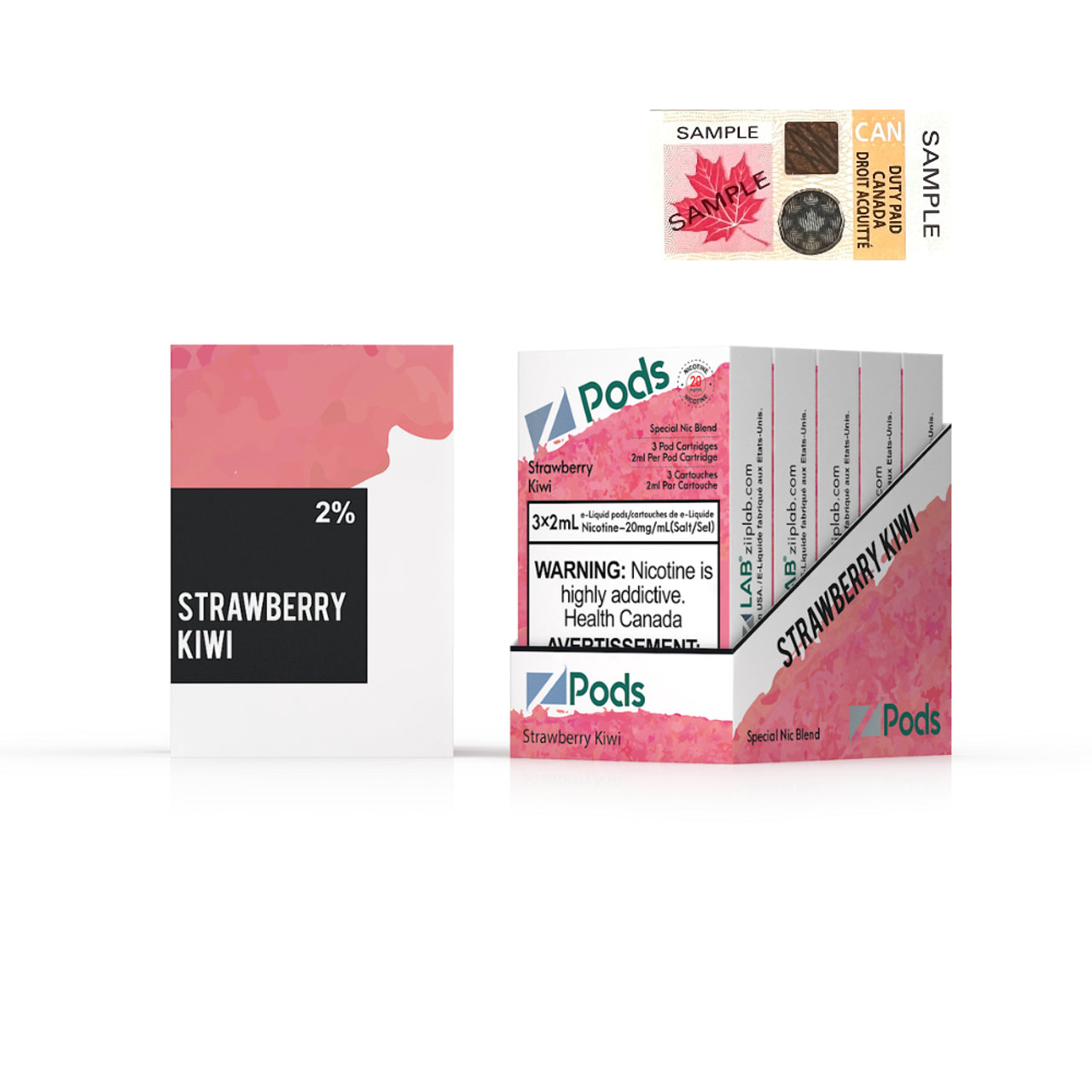ZPODS - STRAWBERRY KIWI