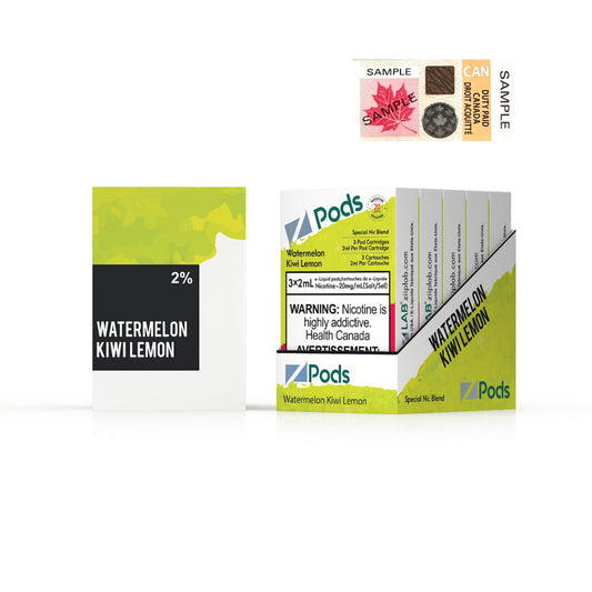 ZPODS - WATERMELON KIWI LEMON