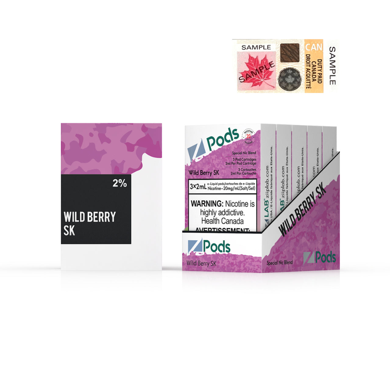 ZPODS - WILD BERRY SKTL