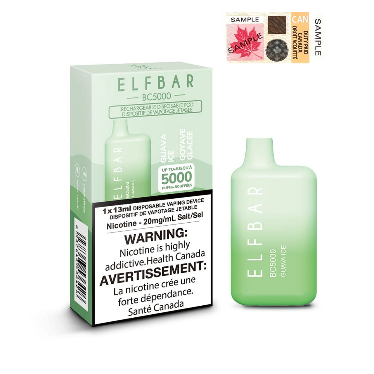 ELF BAR 5000 - GUAVA ICE