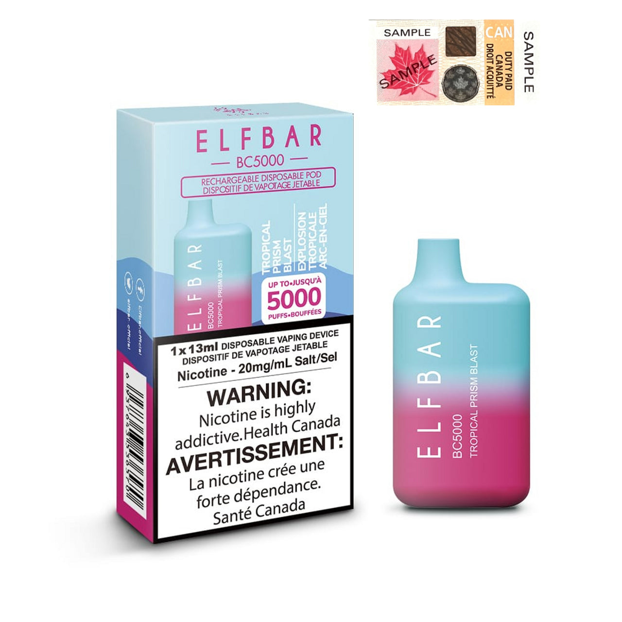 ELF BAR 5000 - TROPICAL PRISM BLAST