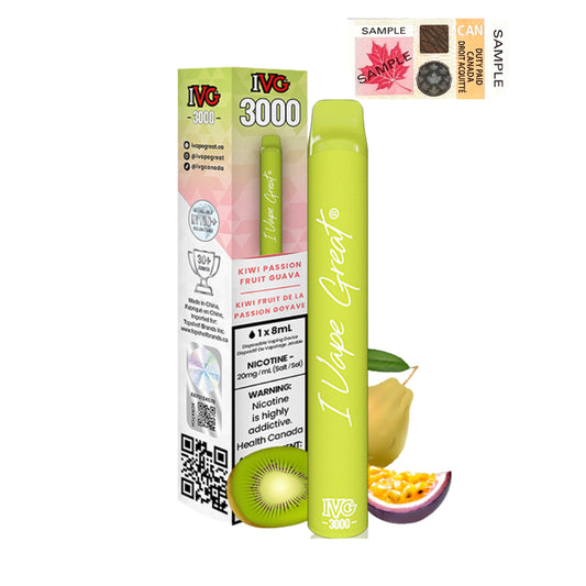 IVG 3000 - KIWI PASSION FRUIT GUAVA