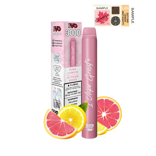 IVG 3000 - PINK LEMON