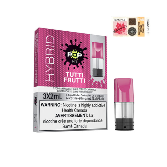 POP HITS HYBRID PODS - TUTTI FRUTTI