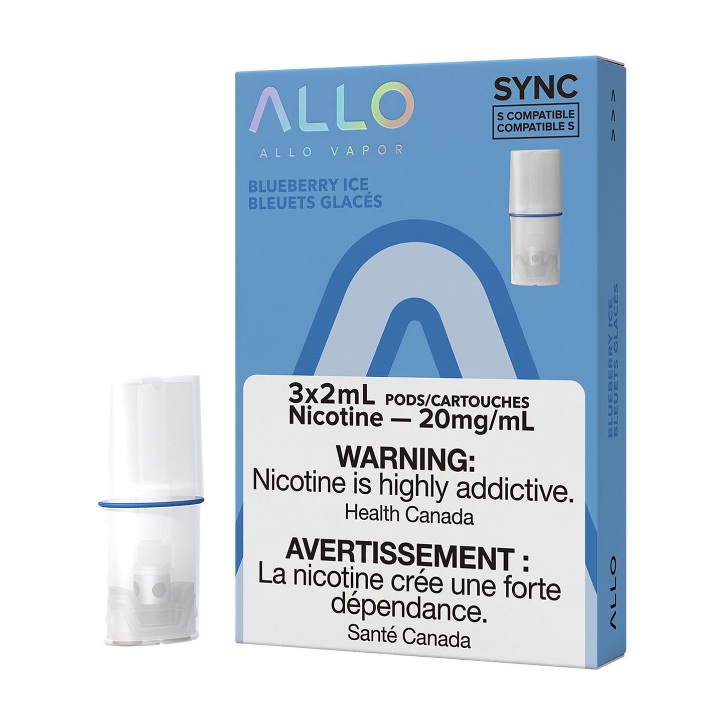ALLO PODS - BLUEBERRY ICE