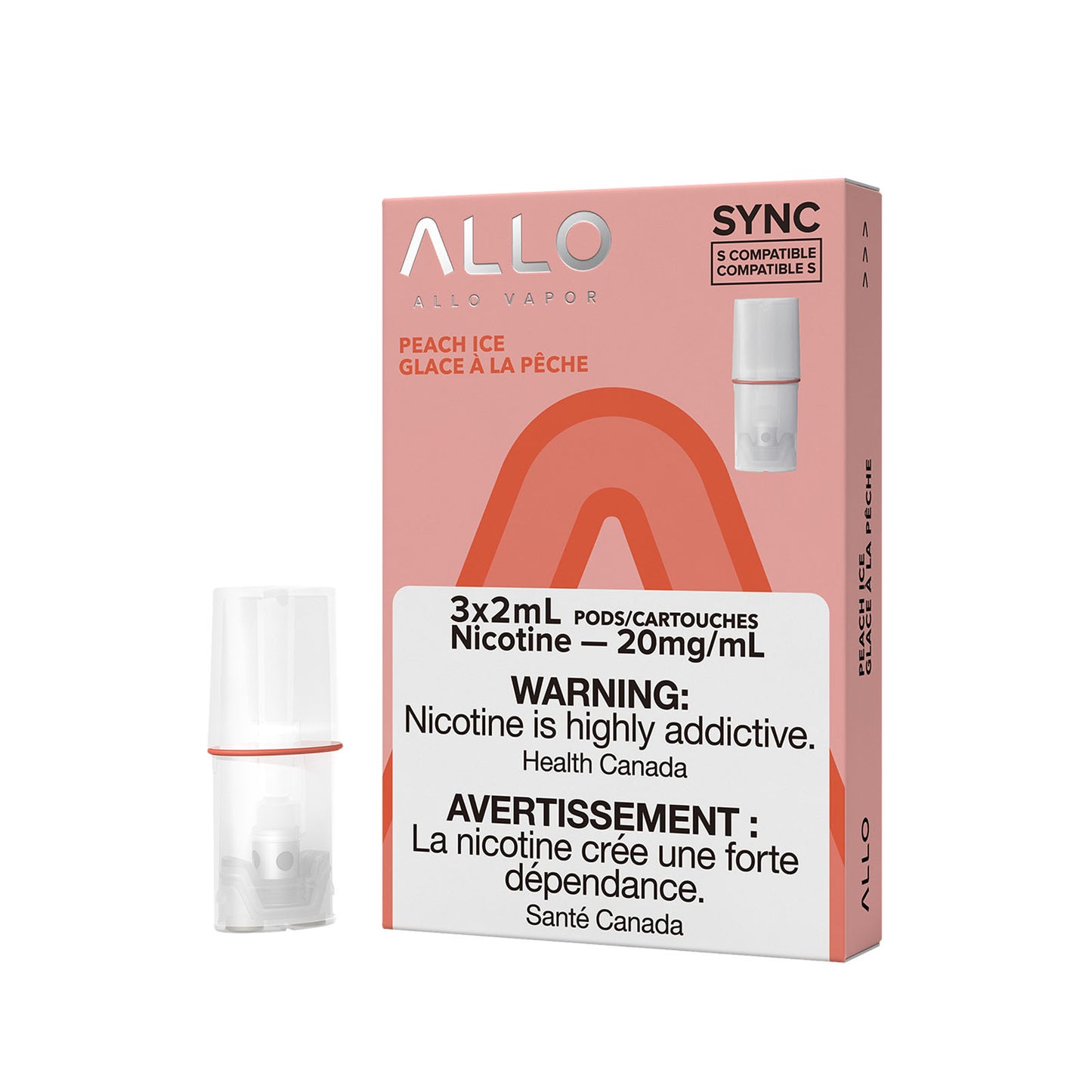 ALLO PODS - PEACH ICE