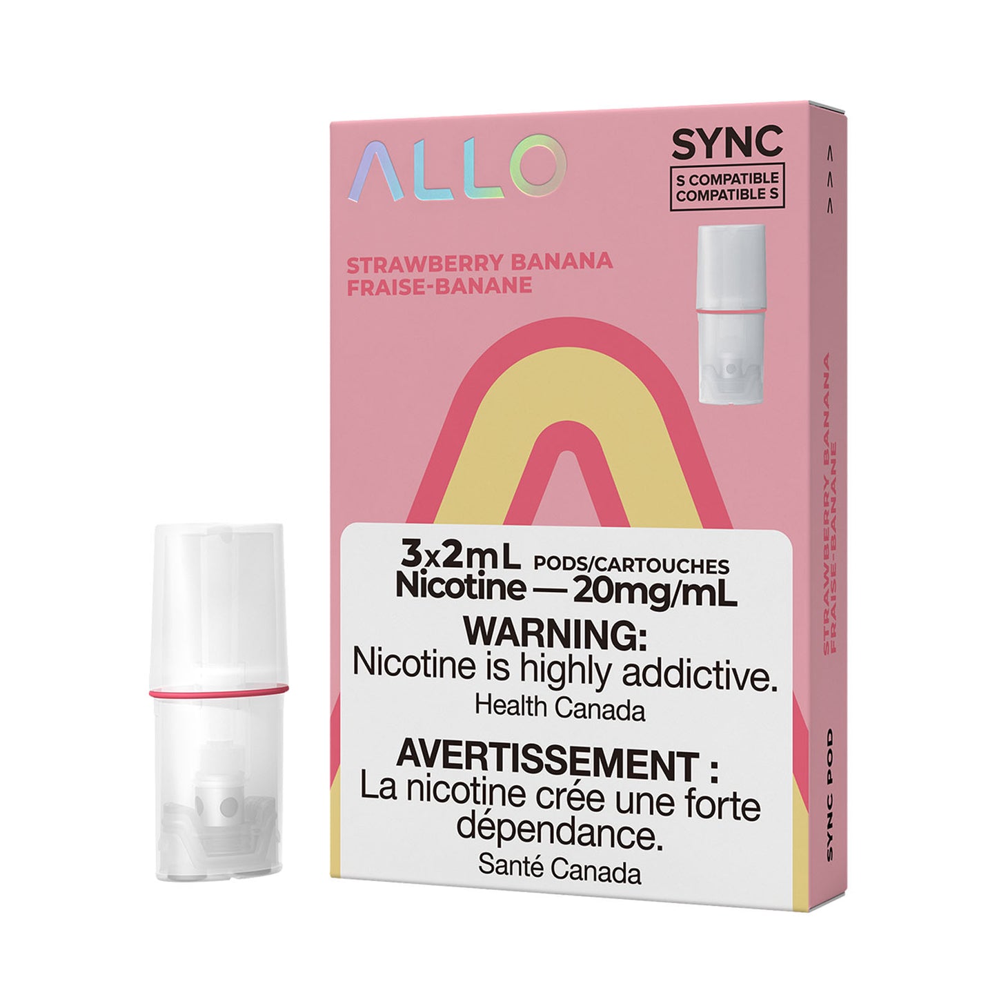 ALLO PODS - STRAWBERRY BANANA