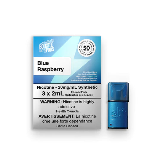 BOOSTED PODS - BLUE RASPBERRY