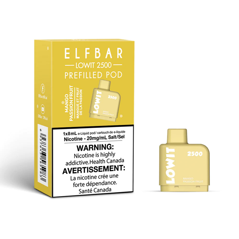 ELF BAR LOWIT 2500 - MANGO PASSIONFRUIT