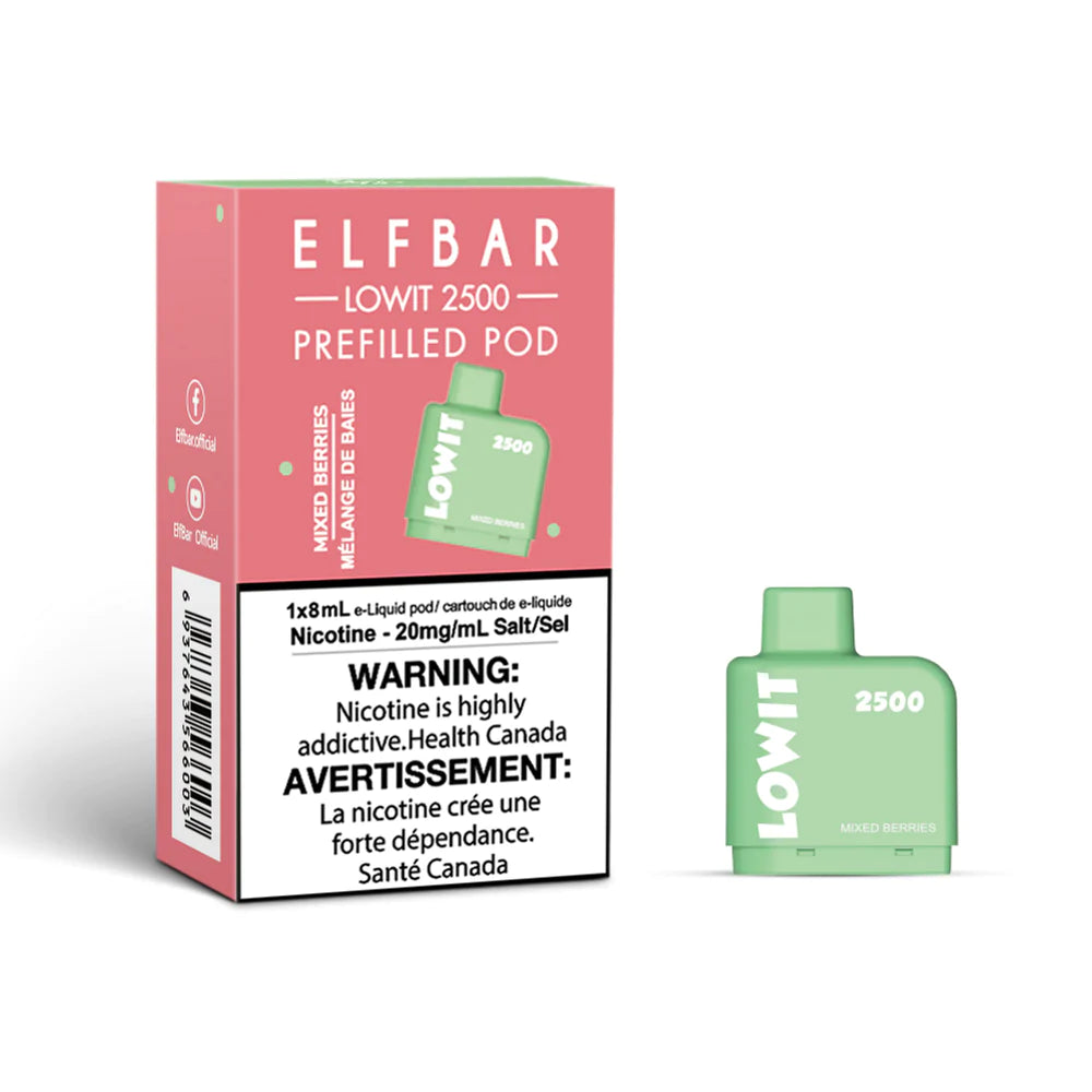 ELF BAR LOWIT 2500 - MIXED BERRIES