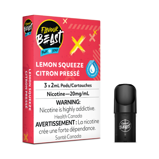 FLAVOUR BEAST PODS - LEMON SQUEEZE