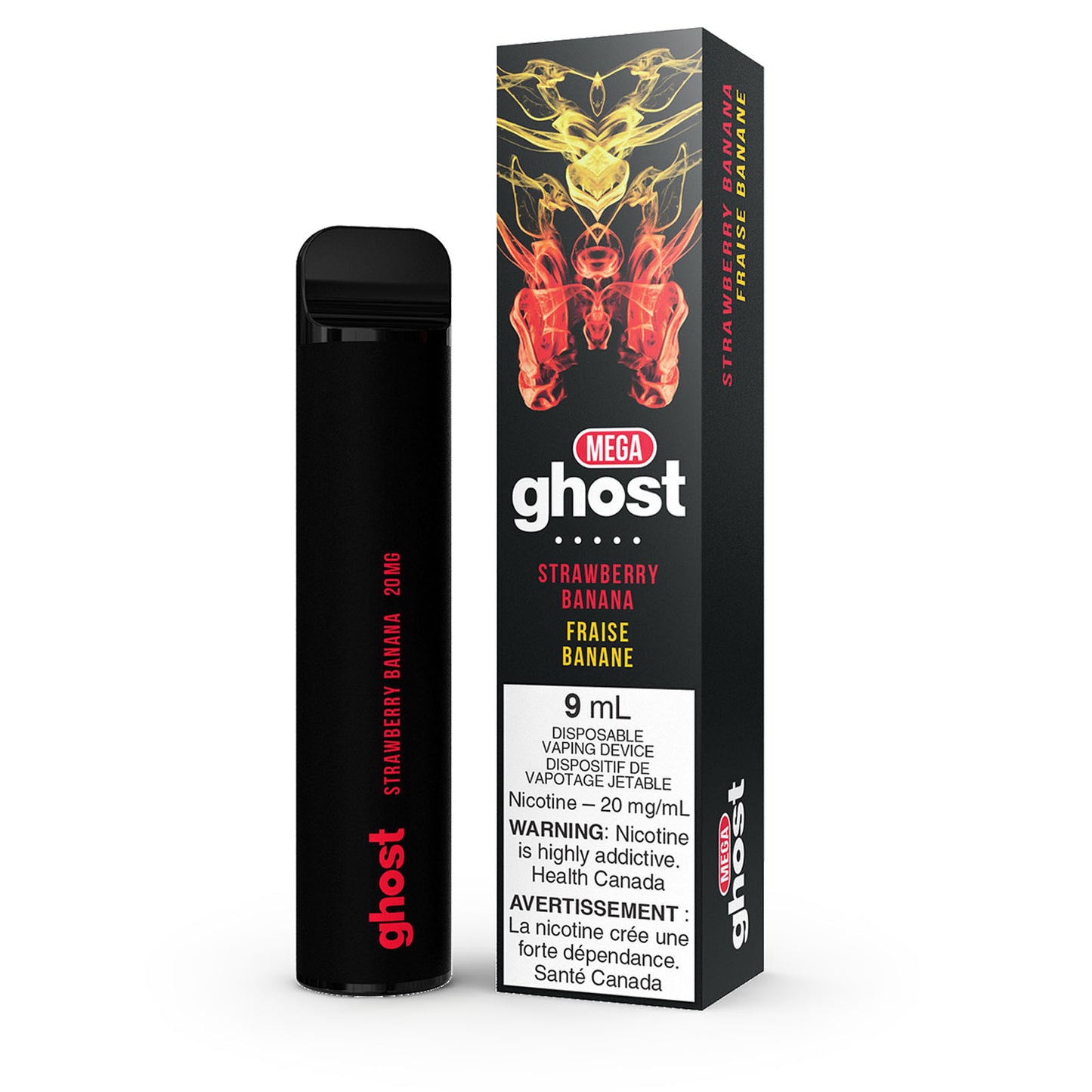 GHOST MEGA 3000 - STRAWBERRY BANANA