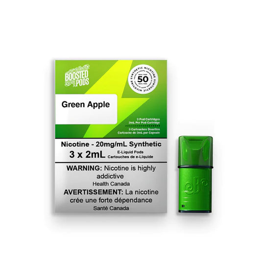 BOOSTED PODS - GREEN APPLE