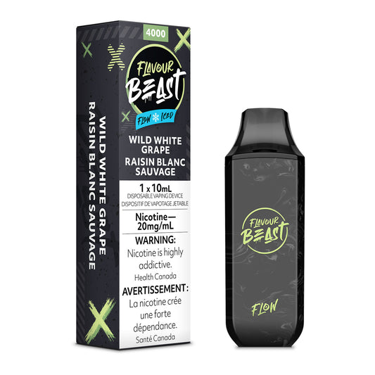 FLAVOUR BEAST 4000 - WILD WHITE GRAPE