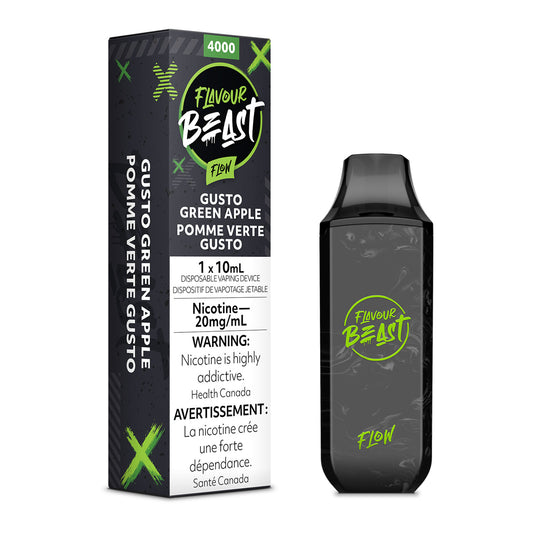 FLAVOUR BEAST 4000 - GUSTO GREEN APPLE
