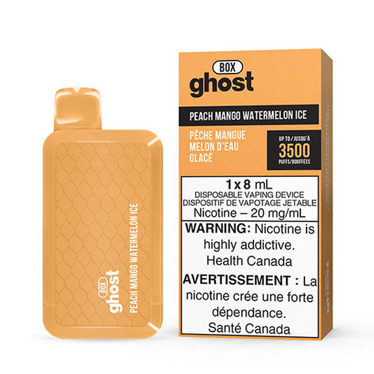 GHOST BOX 3500 - PEACH MANGO WATERMELON ICE