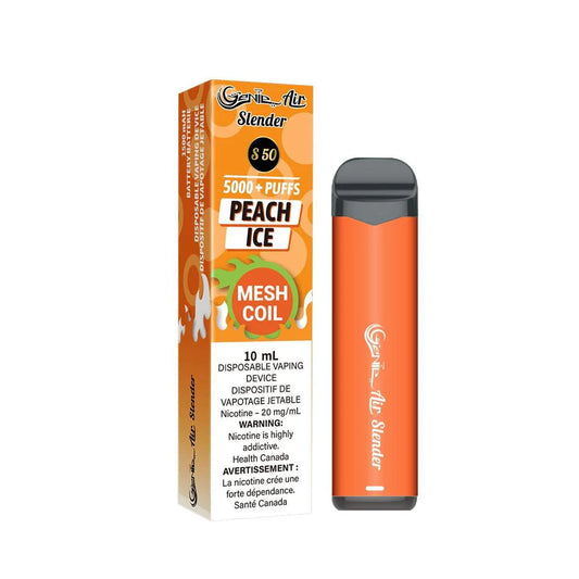 GENIE AIR SLENDER 5000 - PEACH ICE