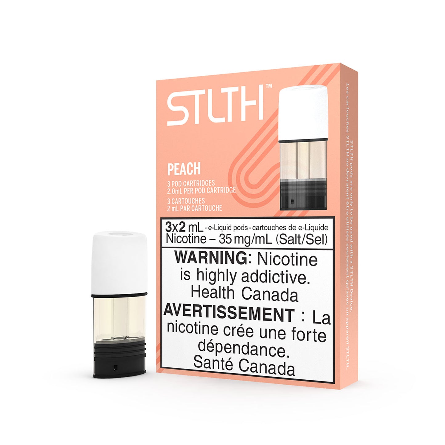 STLTH PODS - PEACH