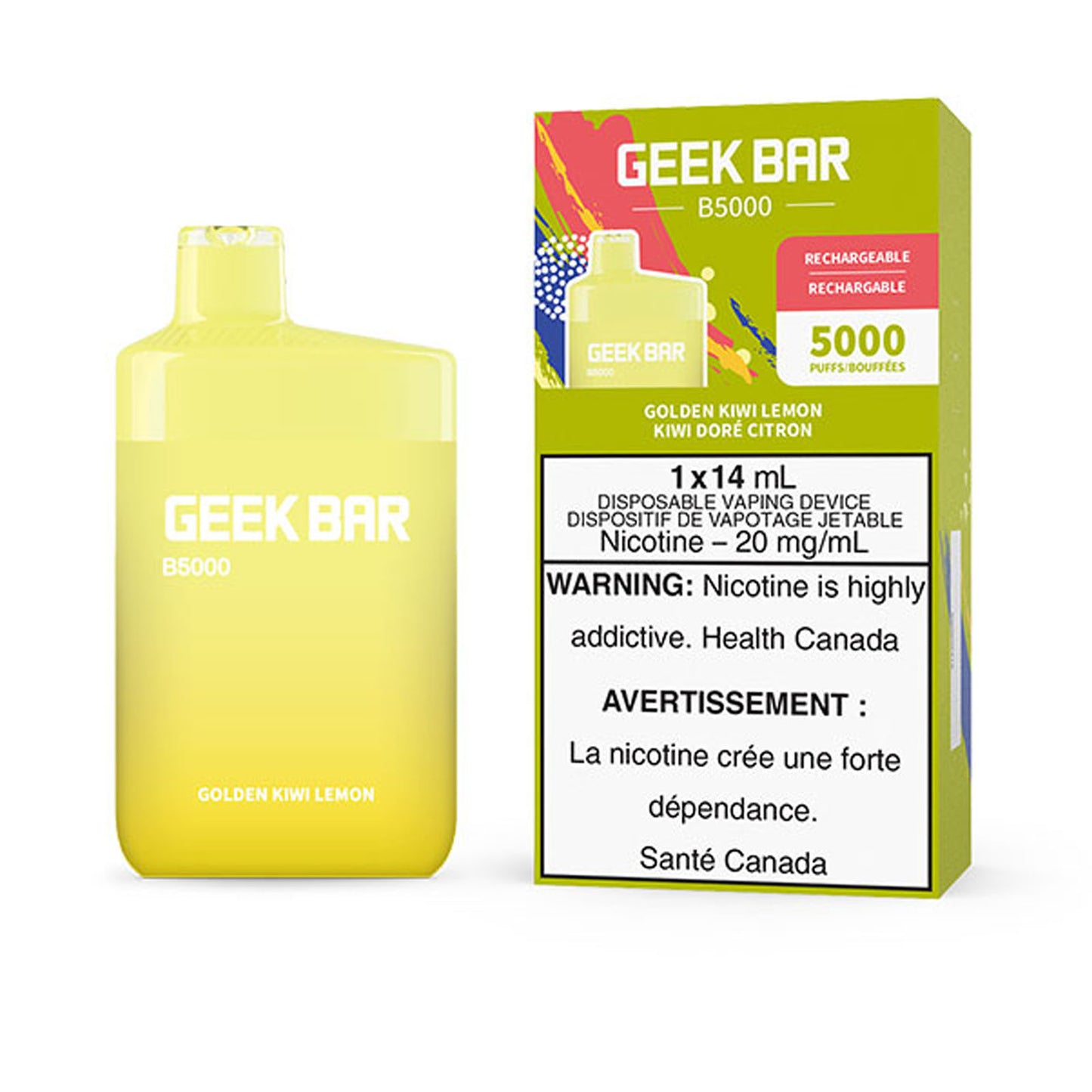 GEEK BAR 5000 - GOLDEN KIWI LEMON