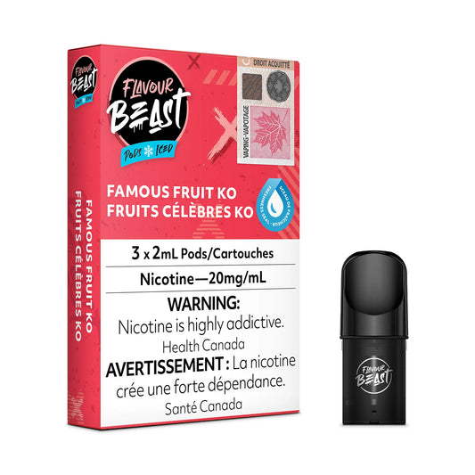 FLAVOUR BEAST PODS - FAMOUS FRUIT KO