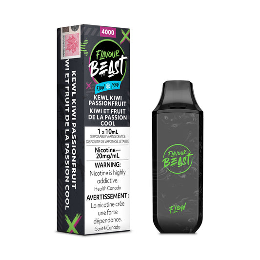 FLAVOUR BEAST 4000 - KEWL KIWI PASSIONFRUIT ICED